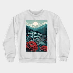 Japanese Train Crewneck Sweatshirt